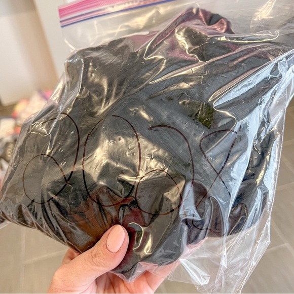 Reformation jeans black ribbed long sleeve dress - Picture 8 of 10